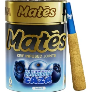 Blueberry Zaza Muha Meds Mates Keif Infused THCA Joints 3G