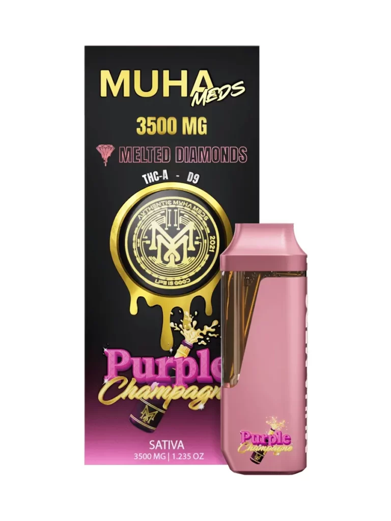 Purple-Champagne-Muha-Meds-THC-A-Delta-9-Melted-Diamonds-Disposable-3.5G-768x1024